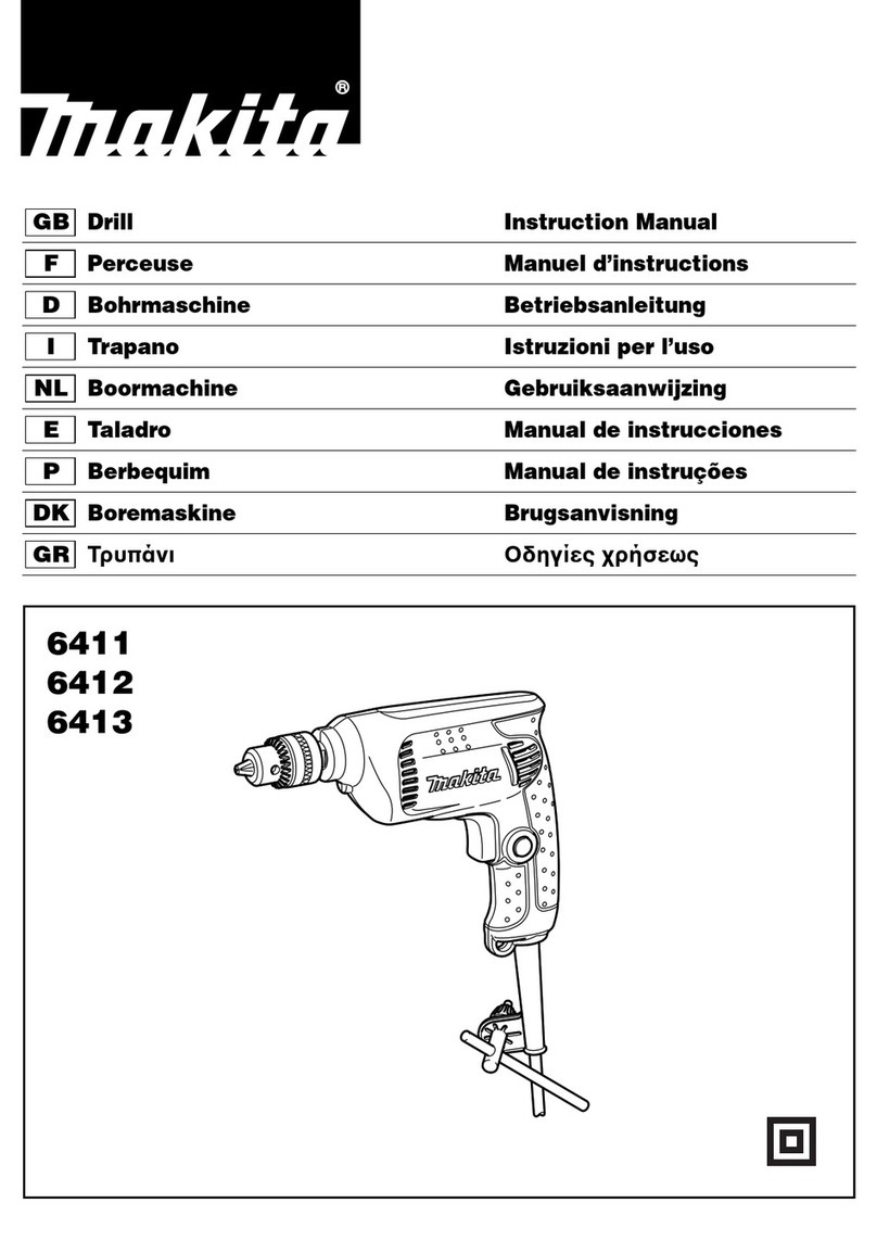 Makita 6411 instruction manual