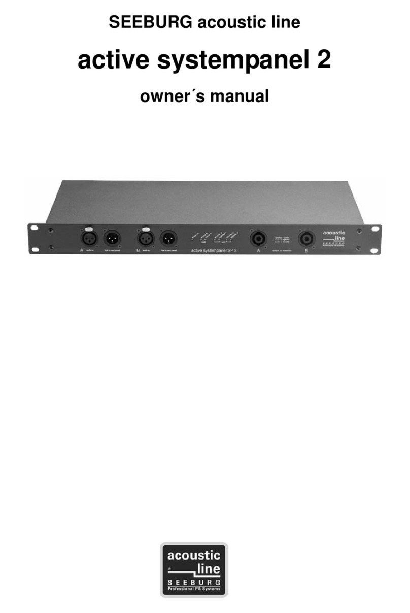 Seeburg SP2 User manual