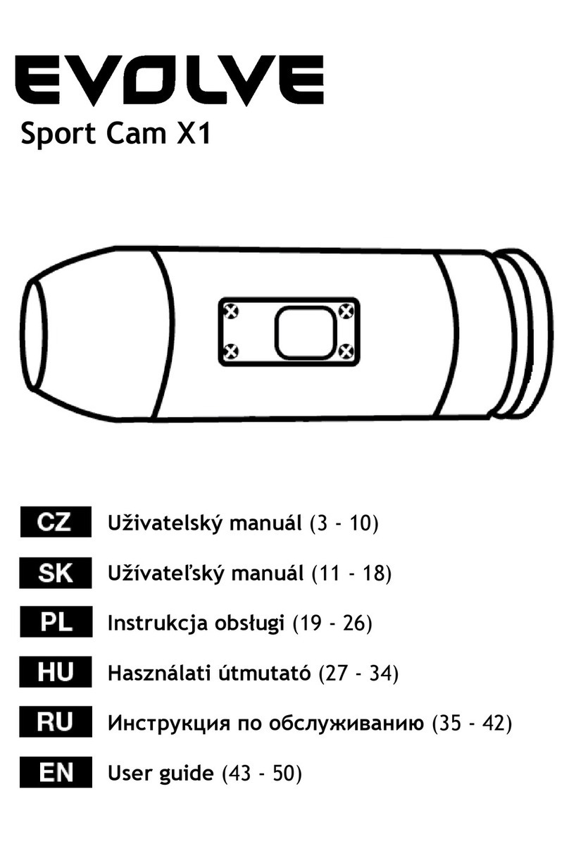 Evolve Sport Cam X1 user guide