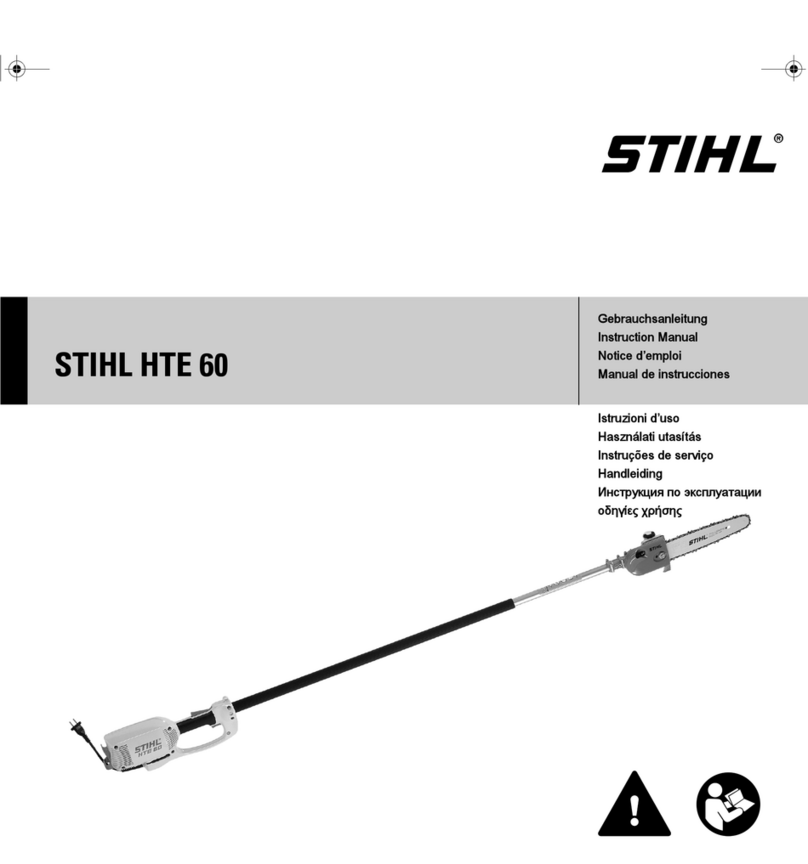 Stihl HTE 60 User manual