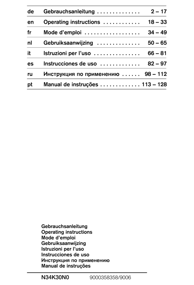 NEFF N34K30N0 operating instructions