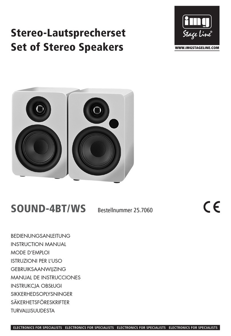 IMG STAGE LINE SOUND-4BT/WS instruction manual