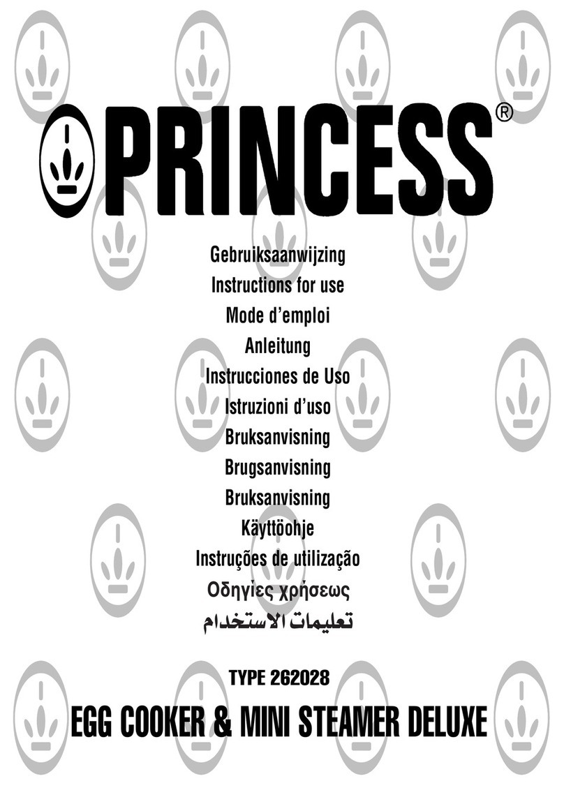 Princess 262028 Instructions for use