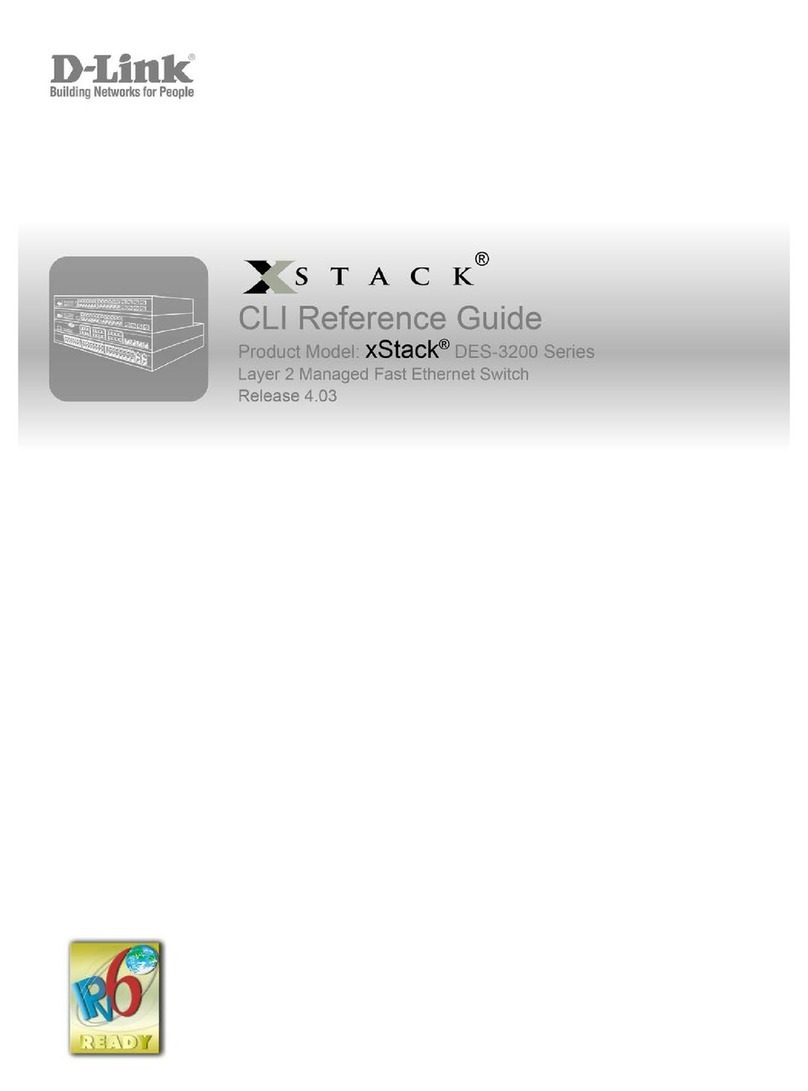 D-Link xStack DES-3200 Series User manual