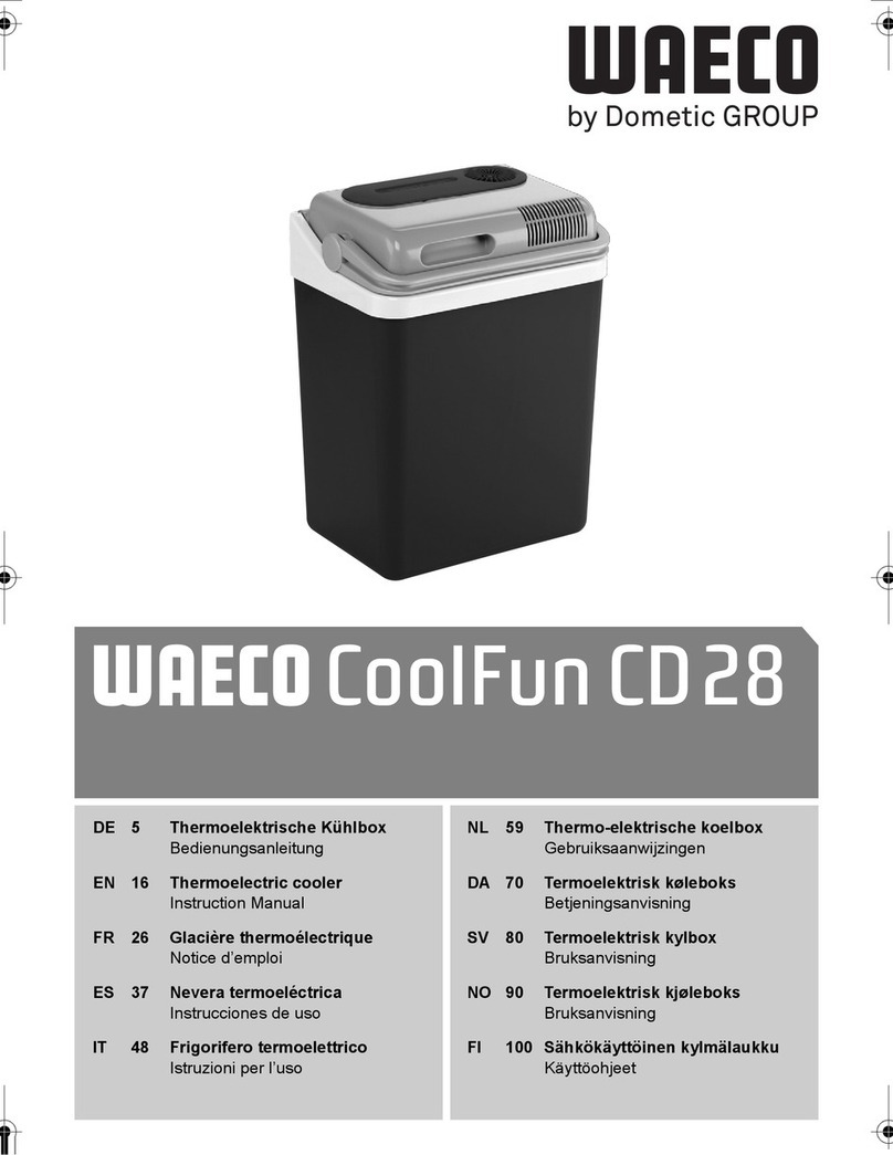Waeco COOLFUN CD 28 instruction manual