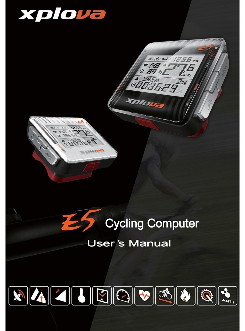 Xplova E5 User manual