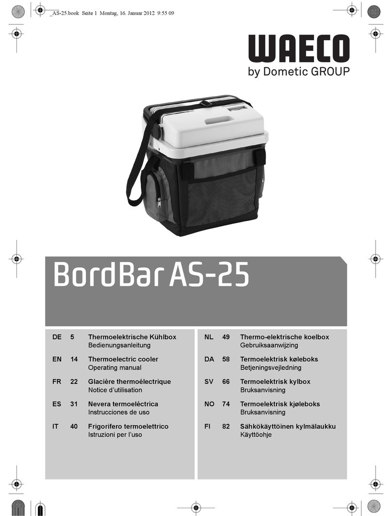 Waeco BordBar AS25 User manual