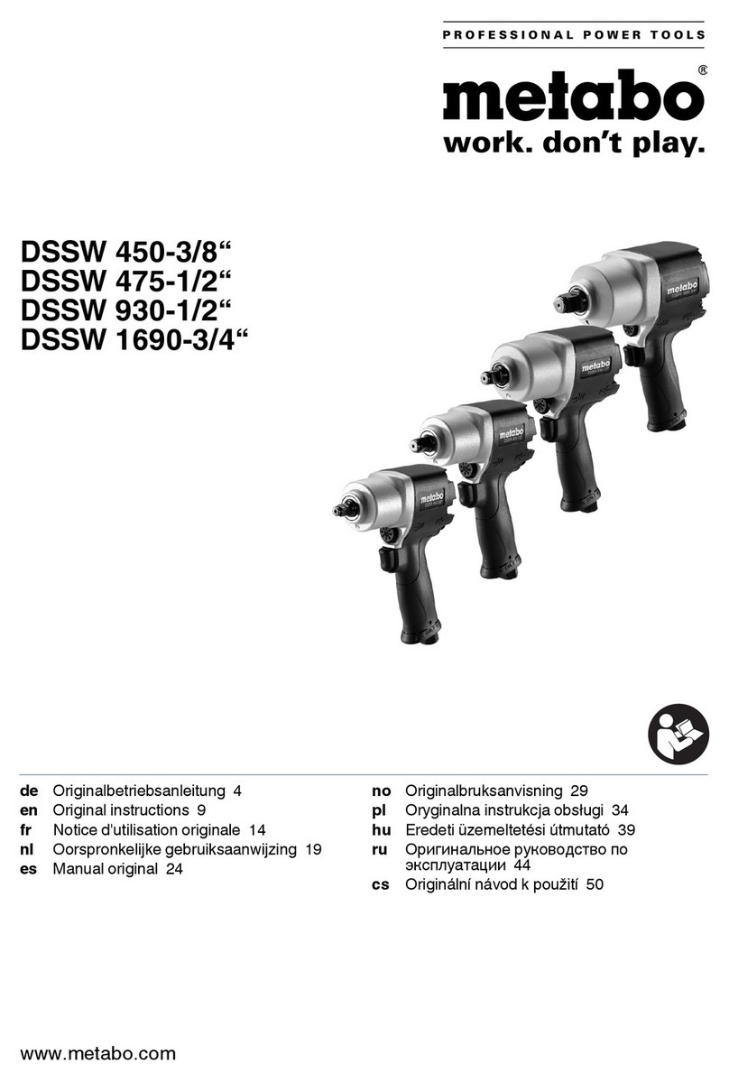 Metabo DSSW 450 Original instructions