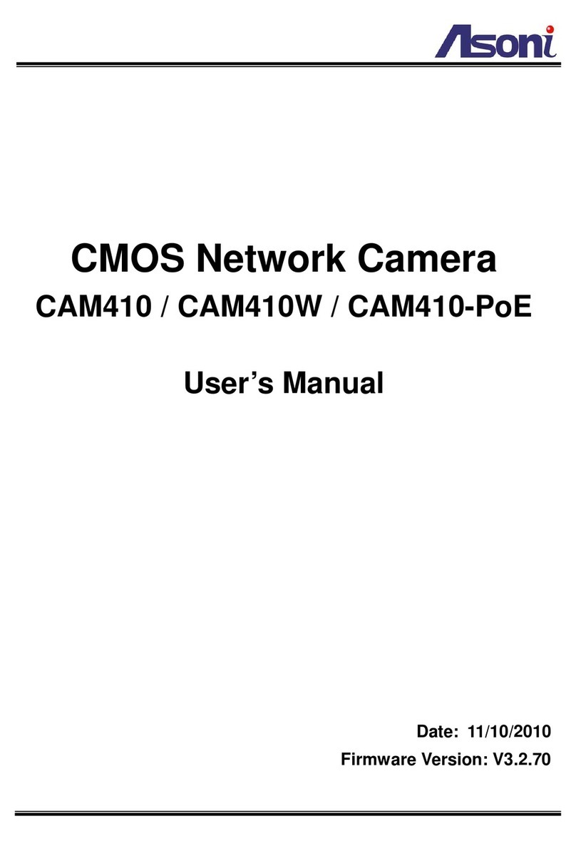 Asoni CAM410 User manual
