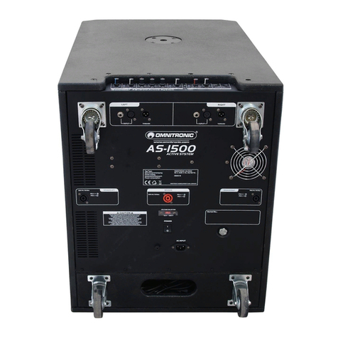 Omnitronic AS-1500 User manual