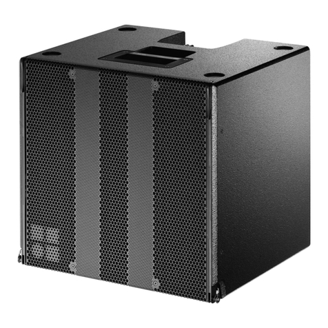 d & b audiotechnik t-sub user manual