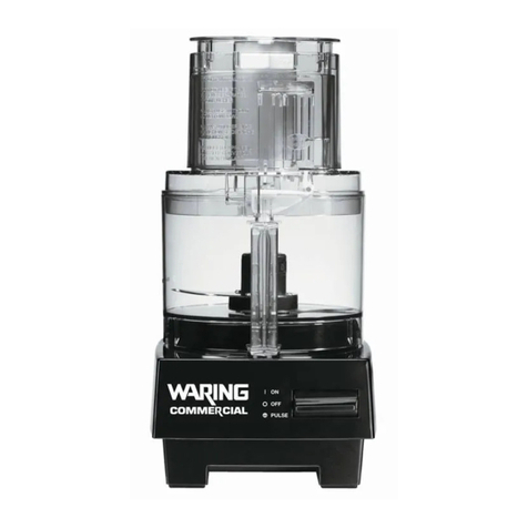 Waring WFP7E/K User manual Waring WFP7E/K User manual