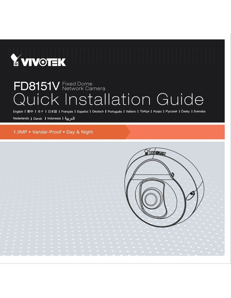 Vivotek FD8151V User manual