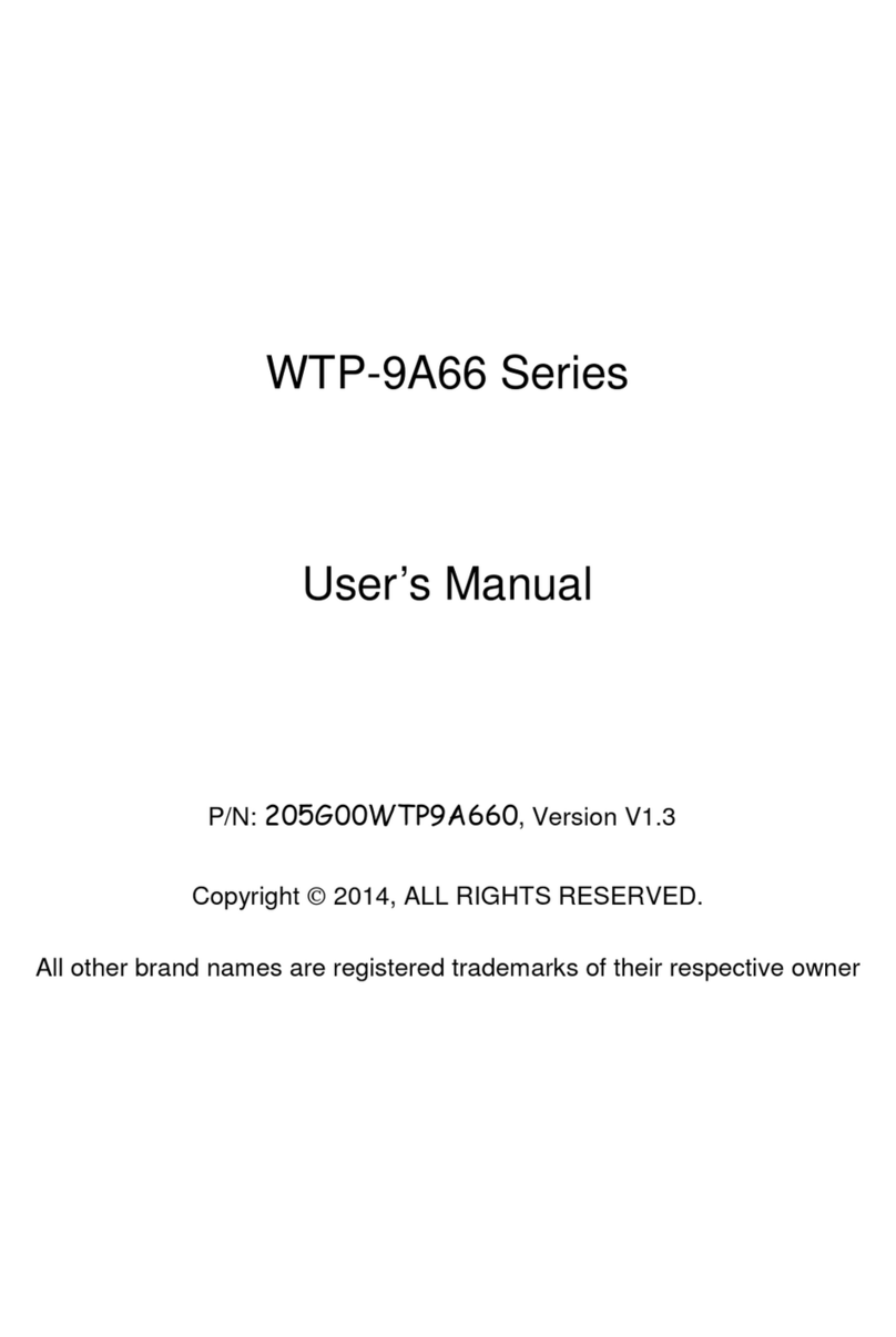 Wincomm WTP-9A66 Series User manual