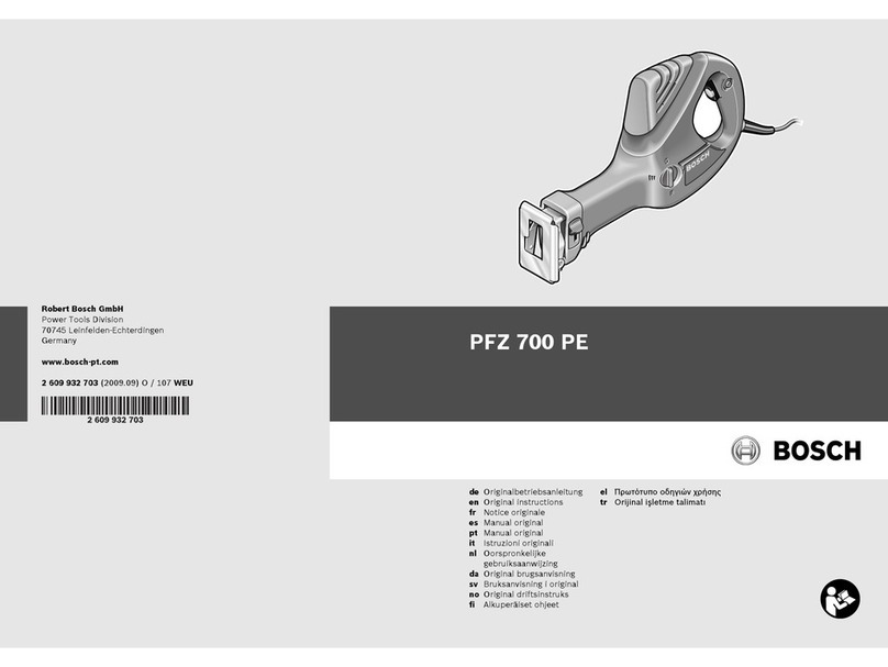 Bosch PFZ 700 PE User manual