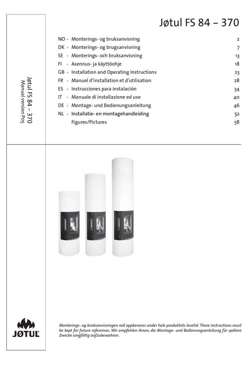 Jøtul FS 84 - 370 User manual