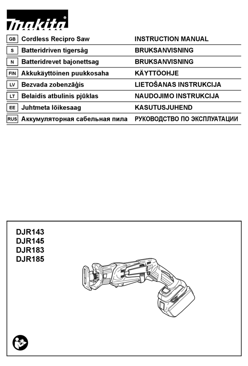 Makita DJR143 User manual