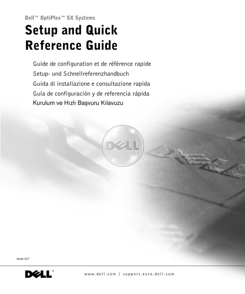 Dell OptiPlex SX series User manual