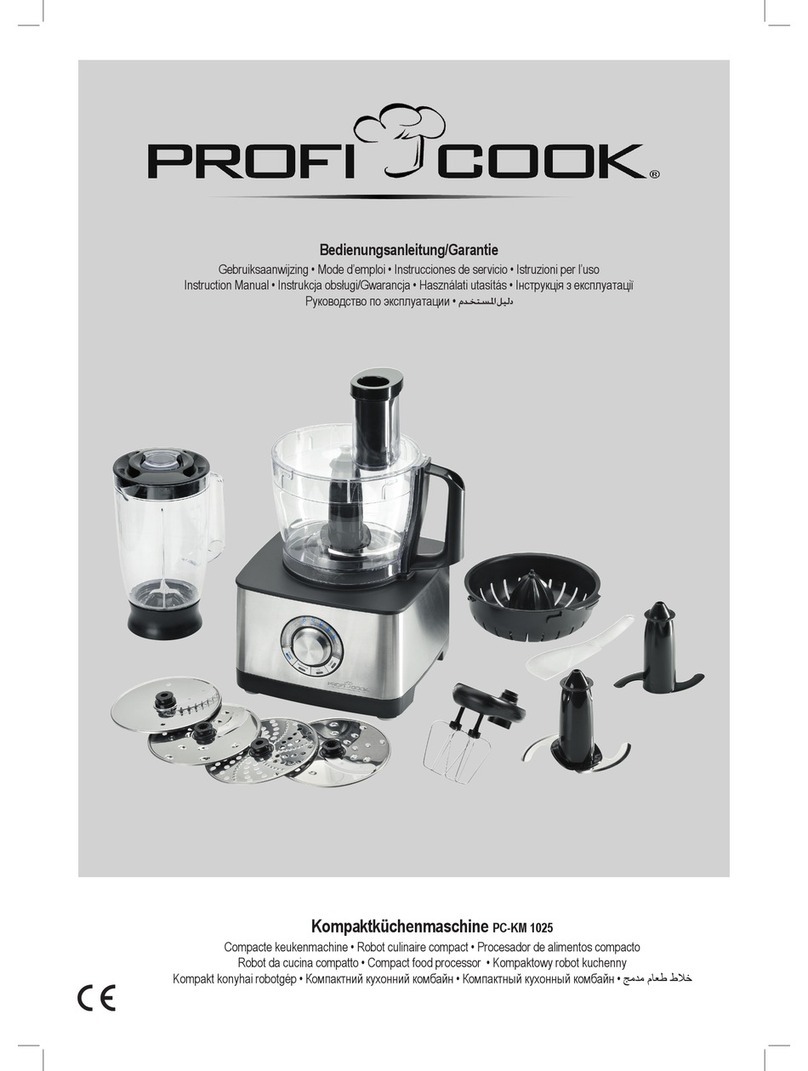 Proficook PC-KM 1025 User manual