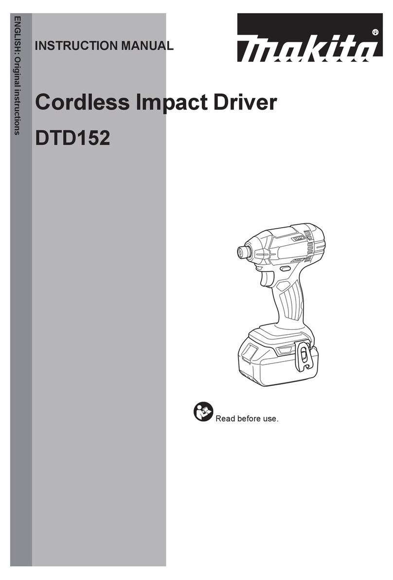 Makita DTD152 User manual
