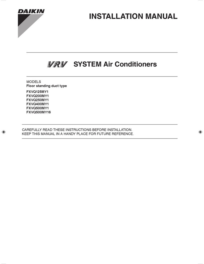 Daikin FXVQ125MY1 User manual
