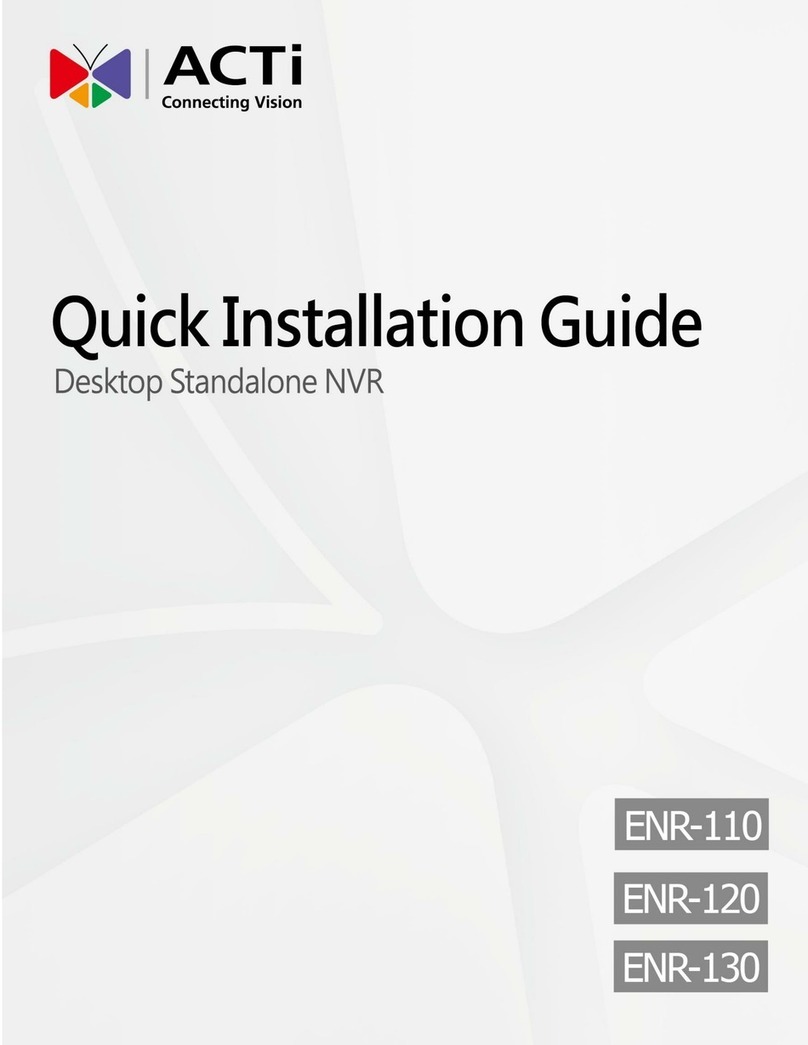 ACTi ENR-110 User manual