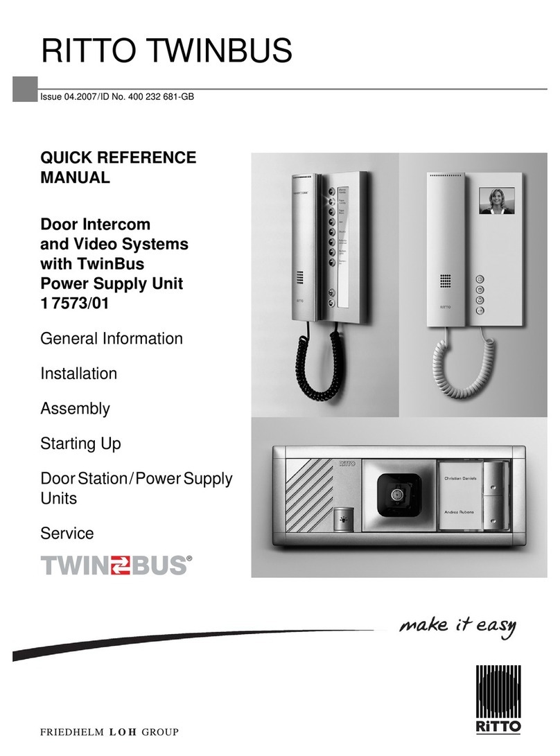 RiTTO Twinbus 1 7630 Quick reference manual