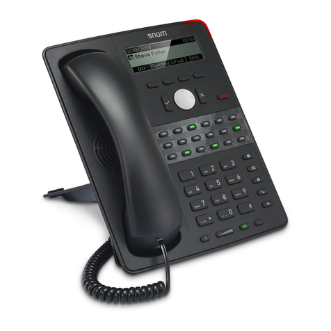 Snom D725 User manual