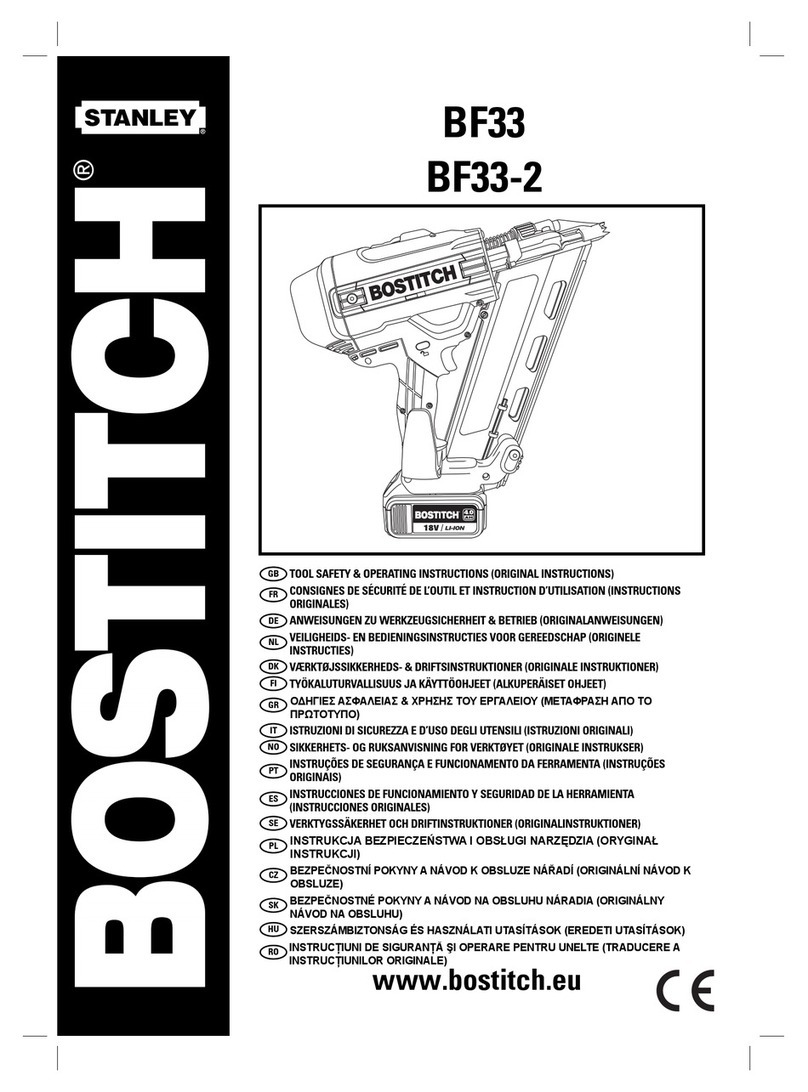 Bostitch BF33 User manual