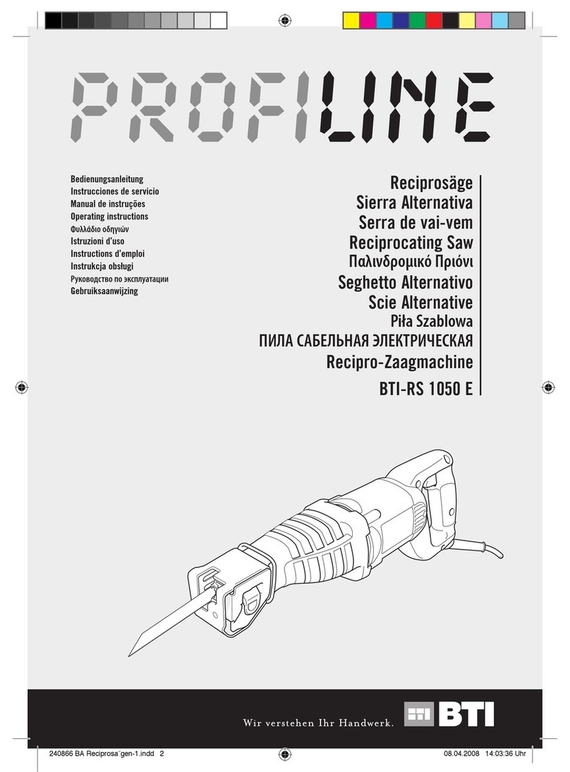 profiline BTI-RS 1050 E manual