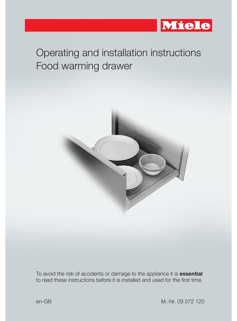 Miele ESW 6114 Operating and installation instructions