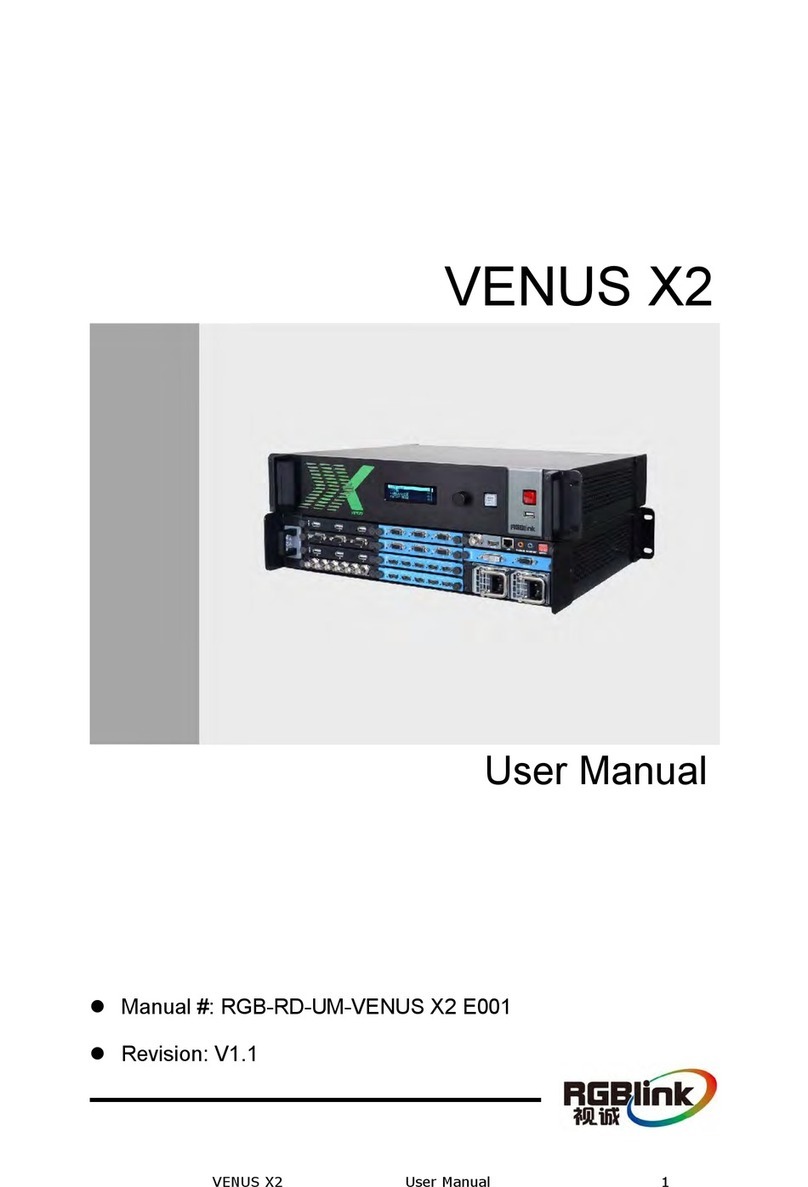 RGBlink venus x2 User manual