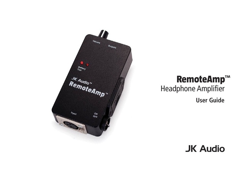 JK Audio RemoteAmp Blue user guide