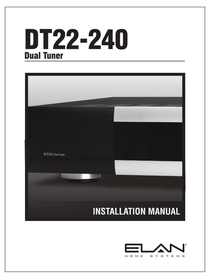 Elan DT22-240 installation manual