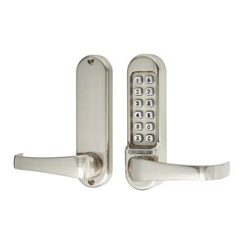CODELOCKS Pushbutton 500 Series Quick start guide