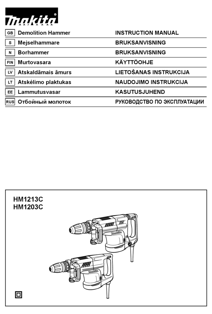 Makita HM1213C instruction manual