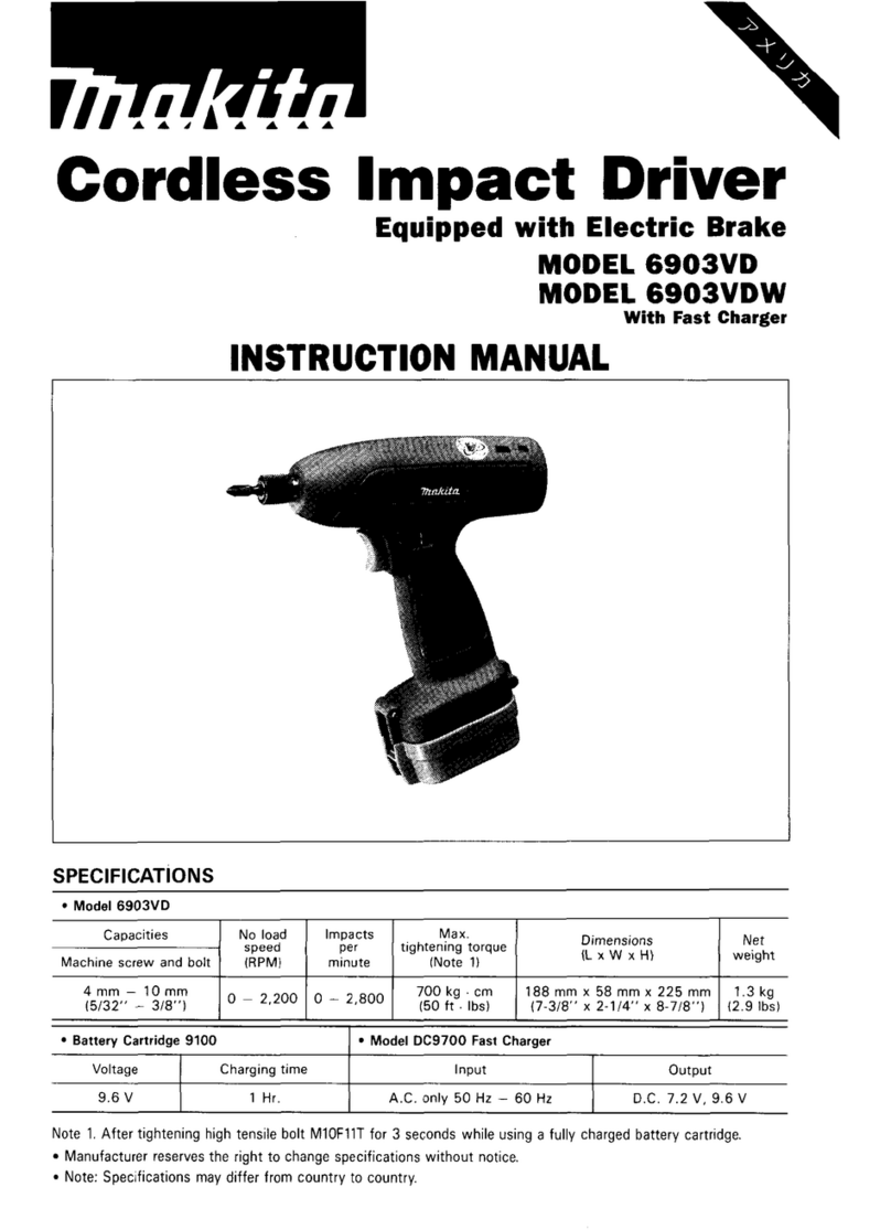 Makita 6903VD User manual