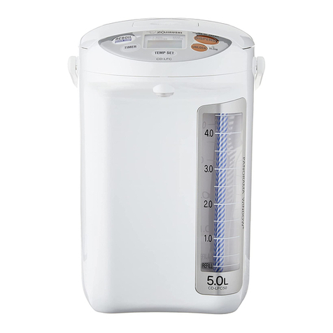 Zojirushi CD-LFC30 User manual