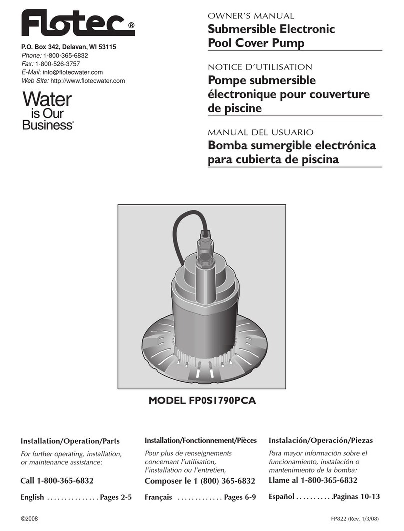 Flotec FP0S1790PCA User manual