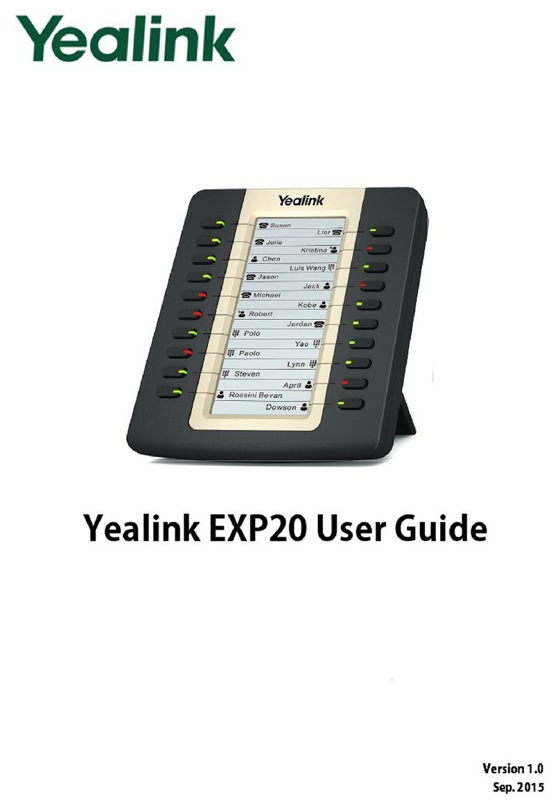 Yealink EXP20 User manual