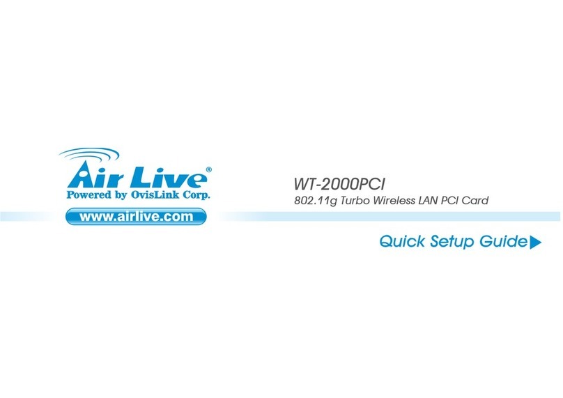 AirLive WT-2000PCI Quick setup guide