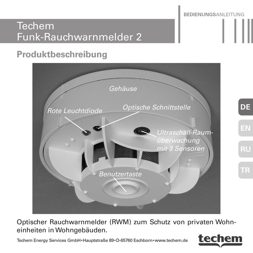 techem smoke detector 2 operating instructions