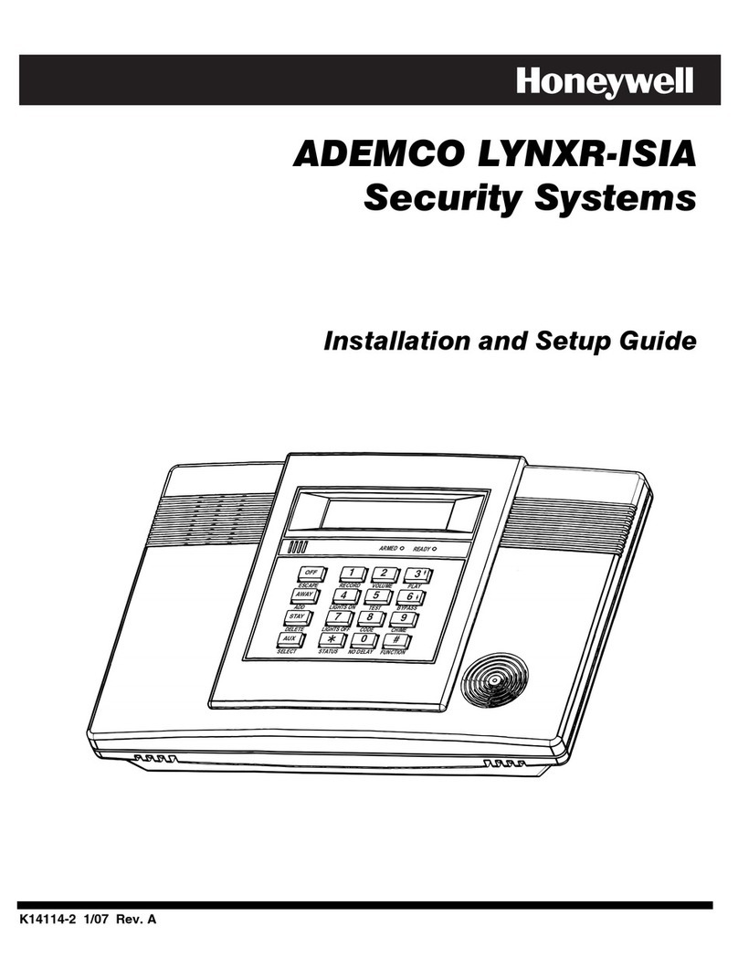 Honeywell ADEMCO LYNXR-ISIA Assembly instructions
