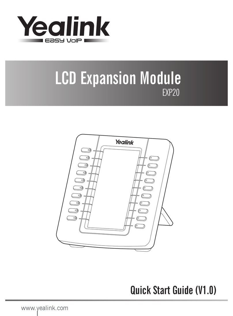 Yealink EXP20 User manual
