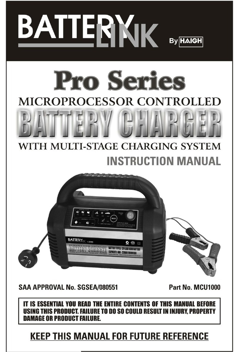 Haigh MCU1000 instruction manual