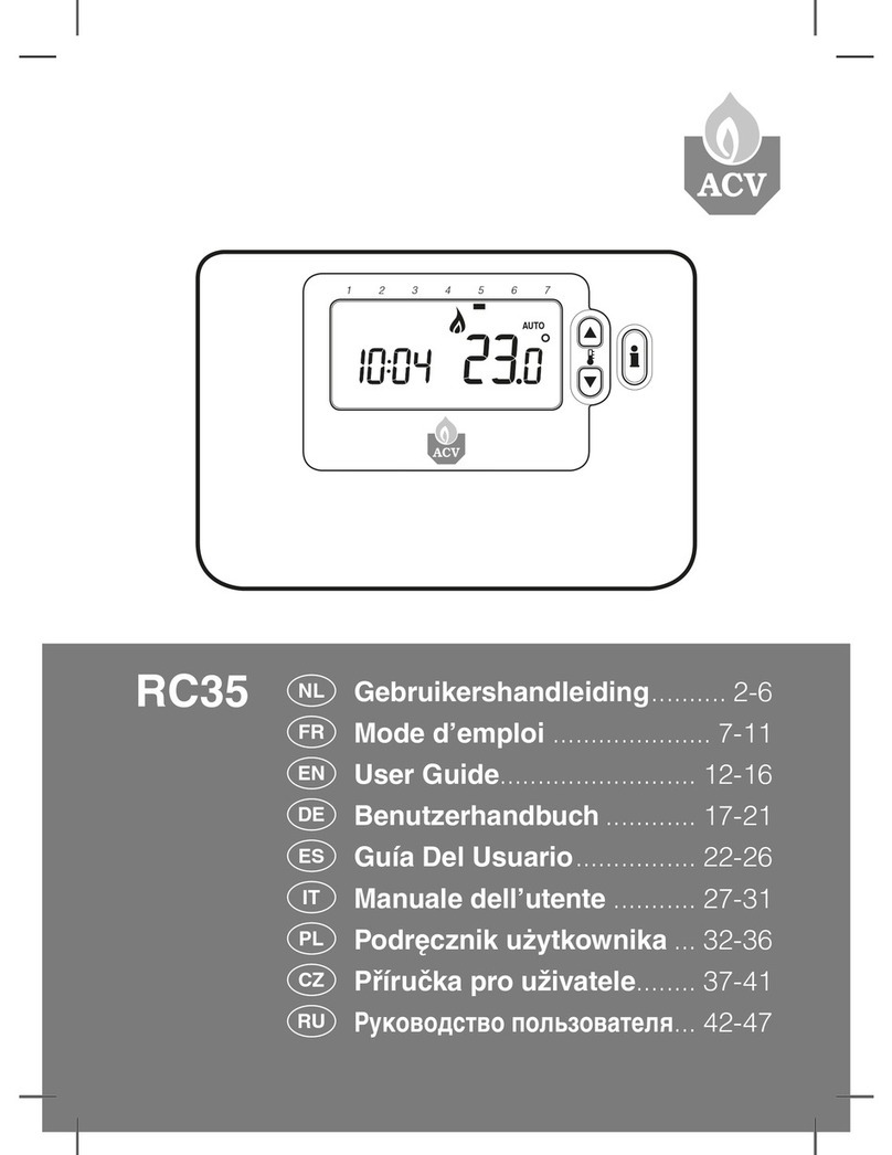 ACV RC35 User manual