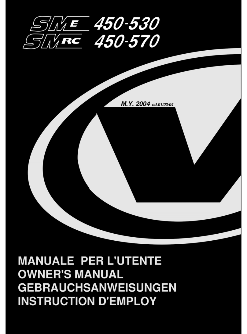 VOR Motori SM 450 owner's manual