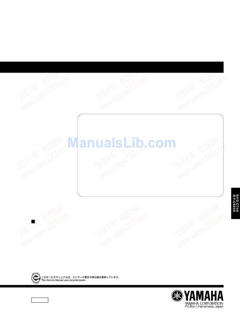 Yamaha DVD-C740 User manual