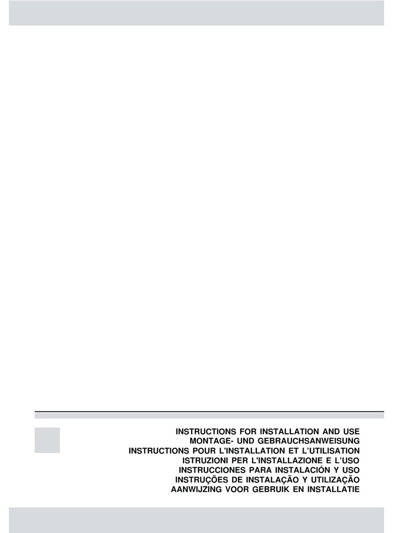 ROSIERES rhe6191rb Instructions for installation and use