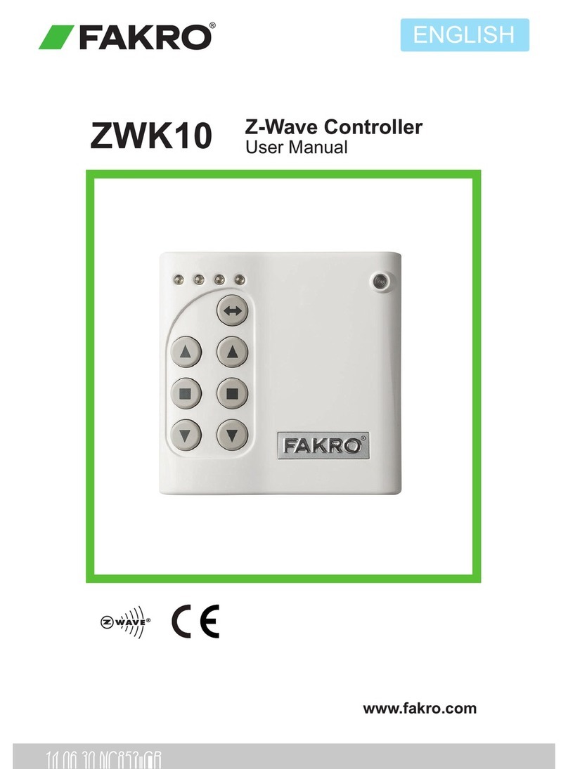 fakro ZWK10 user manual